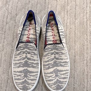 Rothy’s zebra striped sneaker